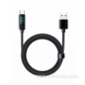 Braid Smart data cable with led display